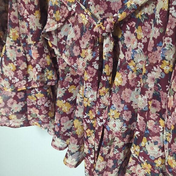 Altard State Maroon Floral Dress - Picture 4 of 8